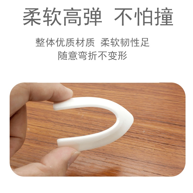 窗戶防撞角薄塑鋼窗角門角鋁合金硅膠護角條直角平開窗防磕碰超薄-細節圖5