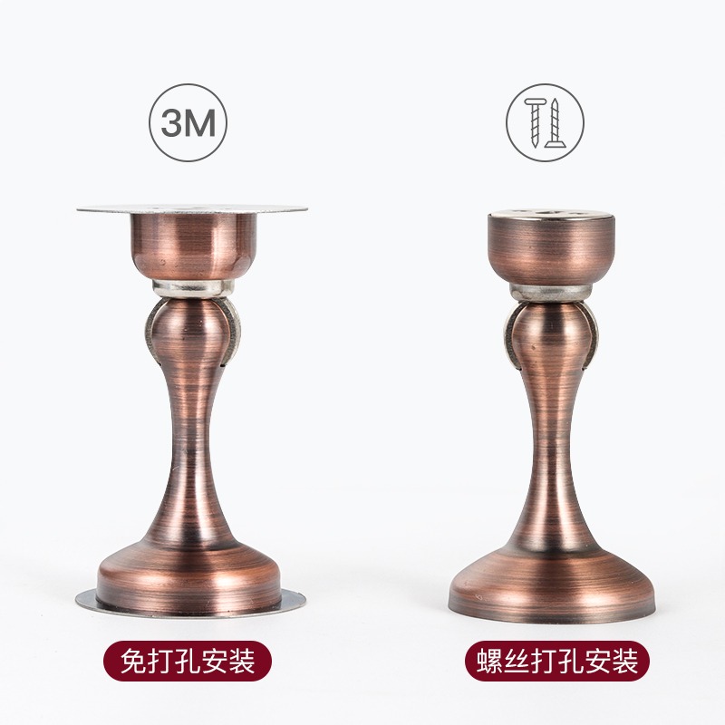304不銹鋼門吸免打孔強磁吸門器衛生間墻防撞門碰加長門擋器地吸-細節圖2