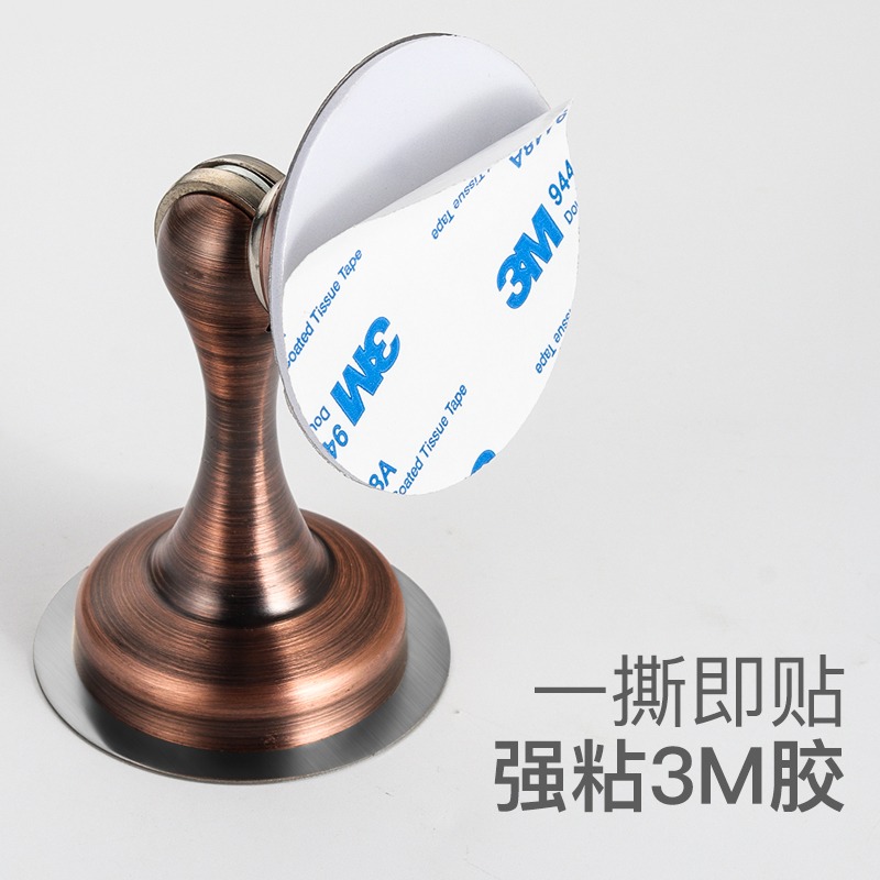 304不銹鋼門吸免打孔強磁吸門器衛生間墻防撞門碰加長門擋器地吸-細節圖4