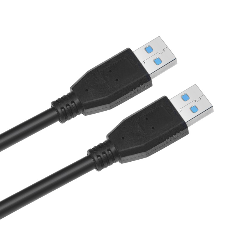 海雀 USB3.0公對公移動硬盤筆記本散熱器雙公頭數據連接線1/3/5米-細節圖4