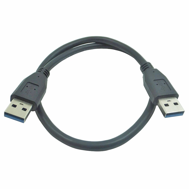 海雀 USB3.0公對公移動硬盤筆記本散熱器雙公頭數據連接線1/3/5米-細節圖5