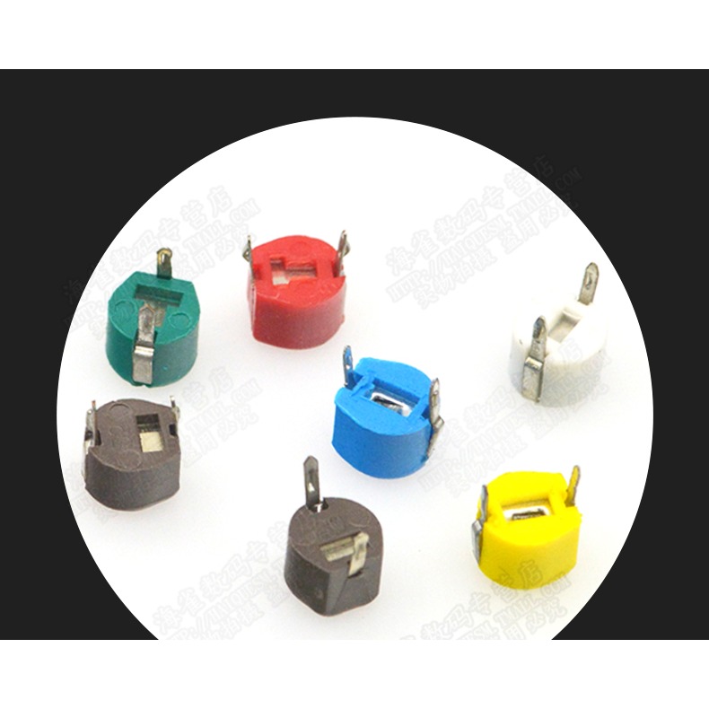 可調電容 塑封6mm 微調電容 5P 6P 20P 30P 40P 60P  120P 電容器-細節圖7