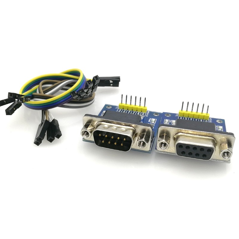 ttl轉rs232母頭/公頭 電平模塊  串口模塊 電平互轉 RS232轉TTL-細節圖2