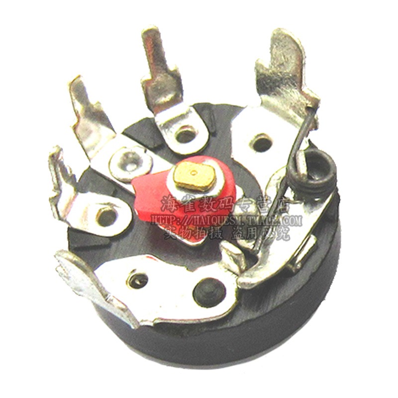 音量電位器收音機電位器 彎腳帶開關10K RV12MM B103 B10K (5個）-細節圖3