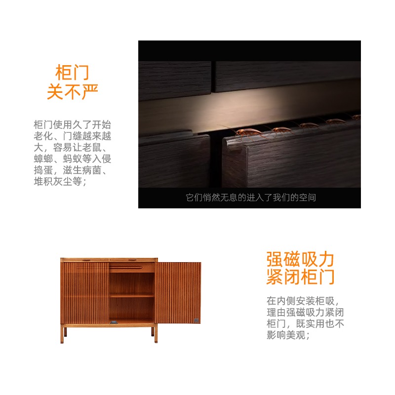 星貓櫃門磁吸門吸強磁門碰碰珠卡扣櫥櫃衣櫃強力磁吸五金配件隱形-細節圖3