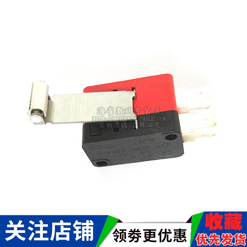 銀觸點5A250V微動開關KW12行程限位開關觸點按鍵2腳 3腳行程開關-細節圖5
