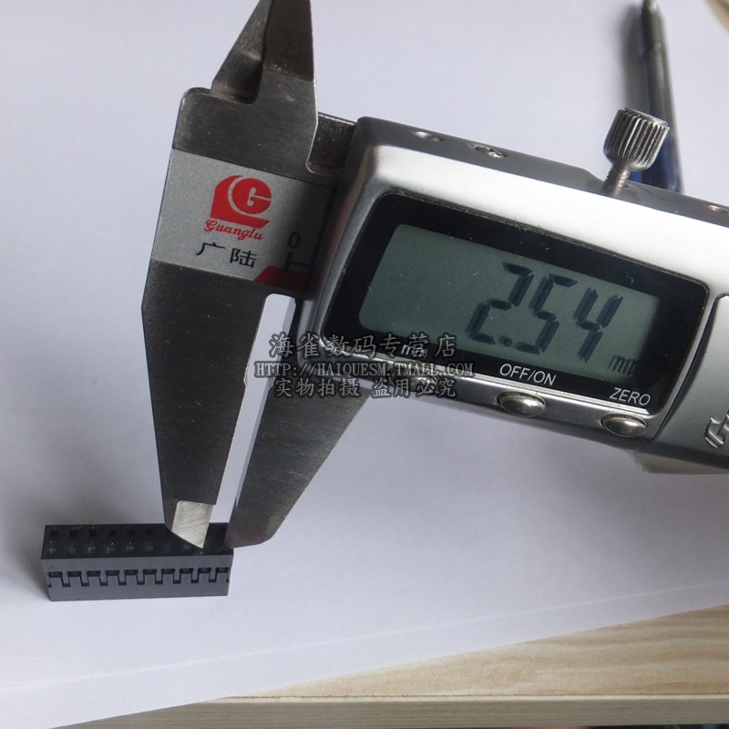 杜邦膠殼 2.54mm間距 雙排杜邦線插頭 1P/2P/3P/4P/5P/6P~40P-細節圖5