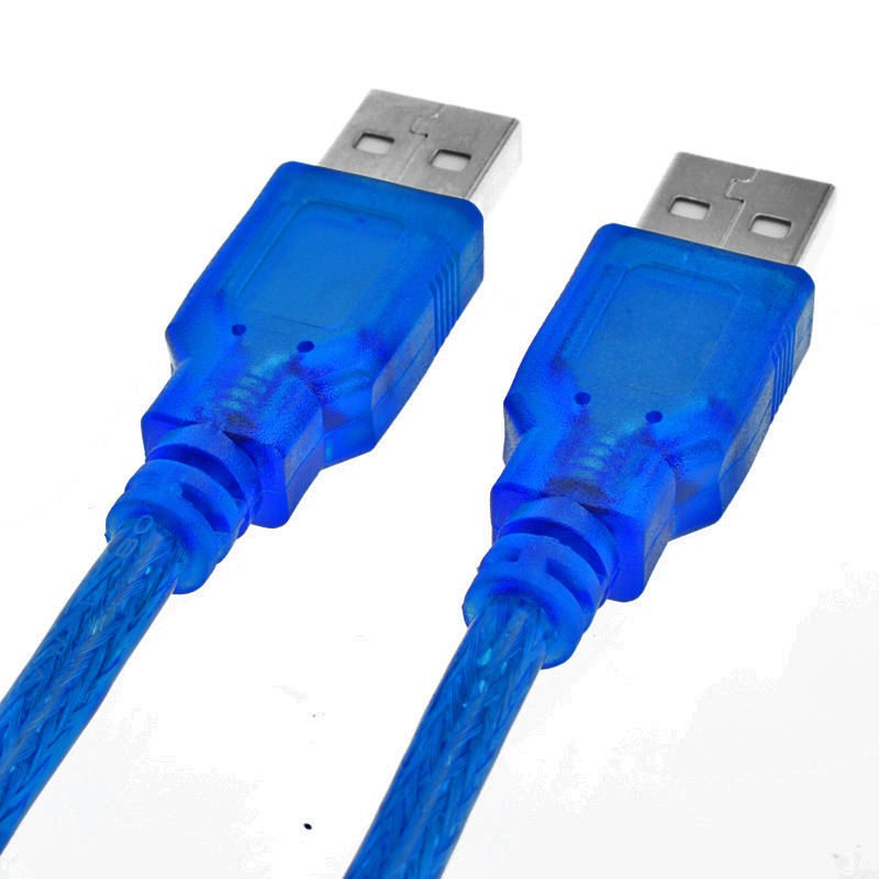 USB公對公電腦線 雙頭USBb數據線 散熱器移動硬盤連接線-細節圖2