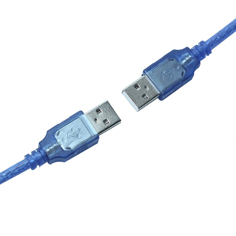 USB公對公電腦線 雙頭USBb數據線 散熱器移動硬盤連接線-細節圖3