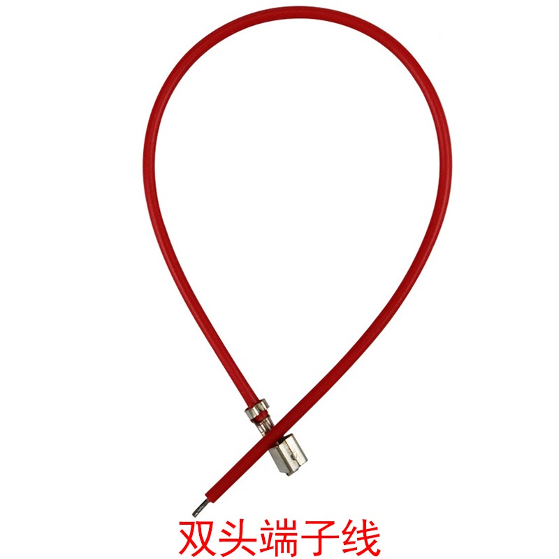 VH3.96MM端子線壓線簧片線 單頭雙頭 10CM 20/30/50CM彩色電子線-細節圖3