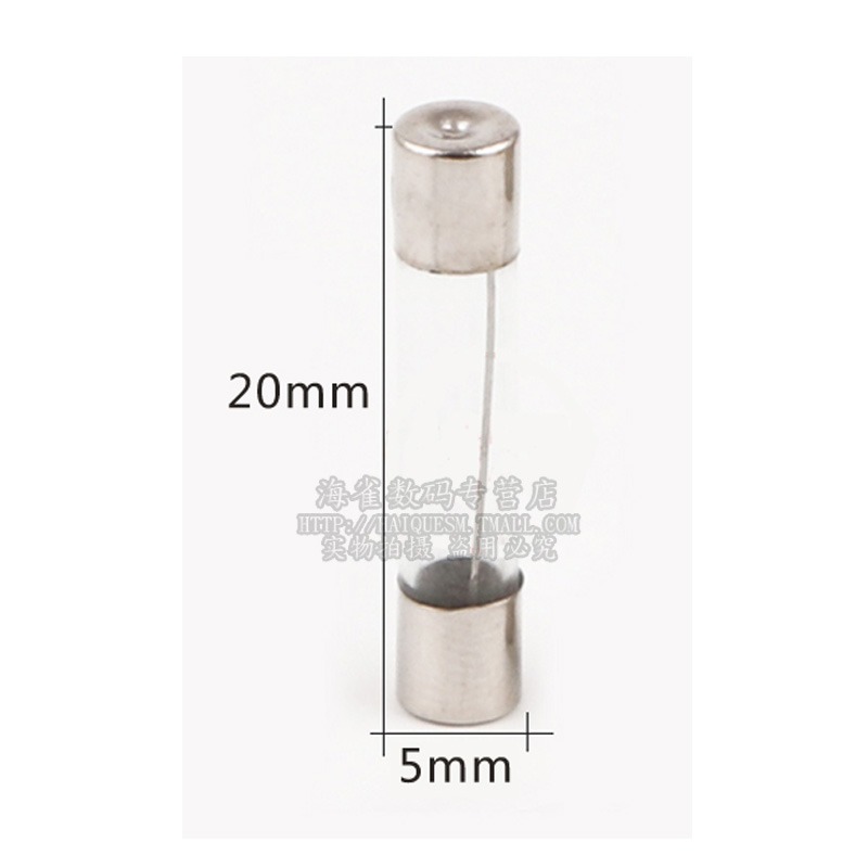 玻璃保險絲 保險管 熔斷器包盒 5*20mm 0.5A-10A 30A 250V 10種-細節圖5