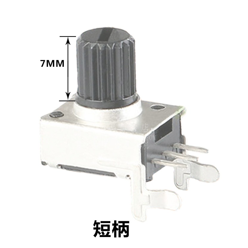 RV09型電位器 1K/5K/10K/50K/100K 側調圓軸梅花柄 0931電位器-細節圖4