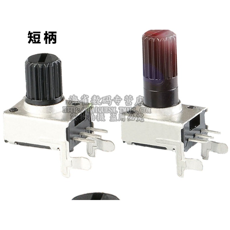 RV09型電位器 1K/5K/10K/50K/100K 側調圓軸梅花柄 0931電位器-細節圖7