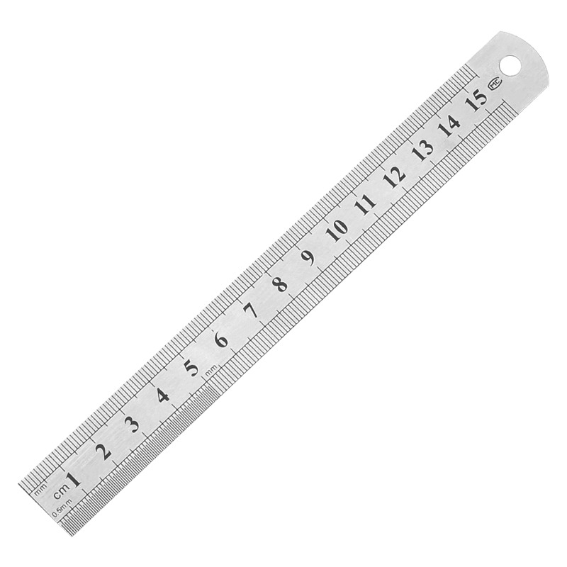 鋼直尺15cm30cm50cm不銹鋼鋼尺直尺測量工具加厚尺子鋼板尺鐵尺子-細節圖5