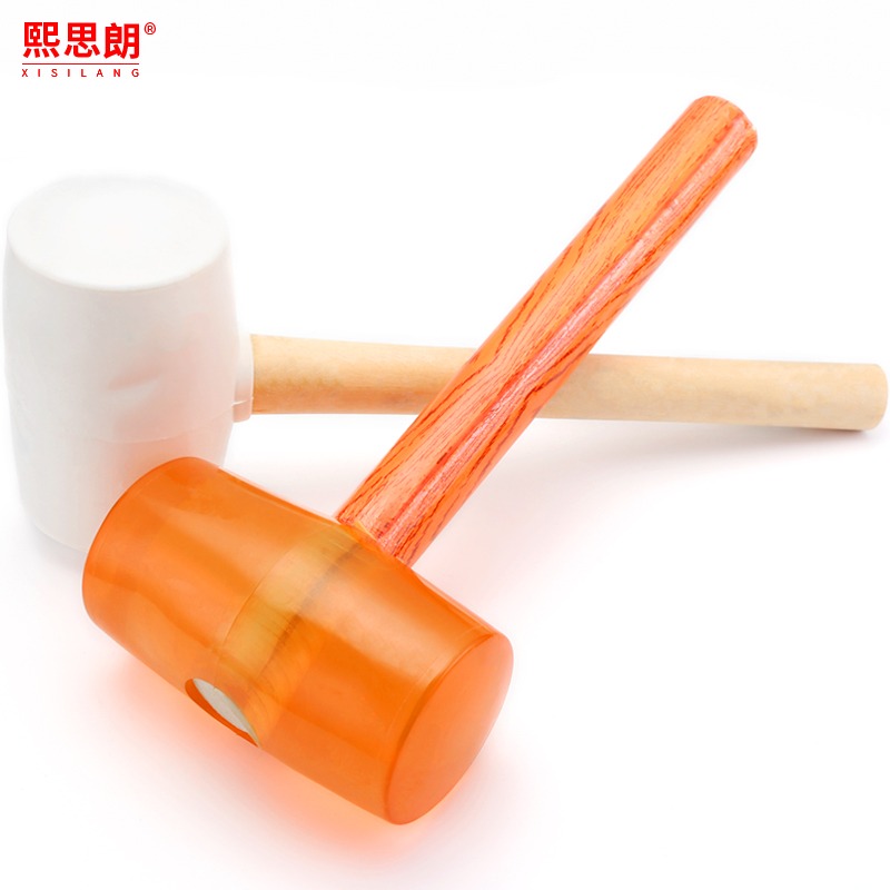 橡膠錘橡皮錘安裝錘膠錘皮敲打錘小錘子橡膠榔頭多功能大號錘頭-細節圖2