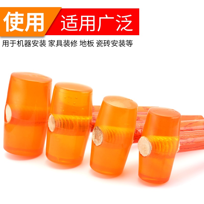 橡膠錘橡皮錘安裝錘膠錘皮敲打錘小錘子橡膠榔頭多功能大號錘頭-細節圖4
