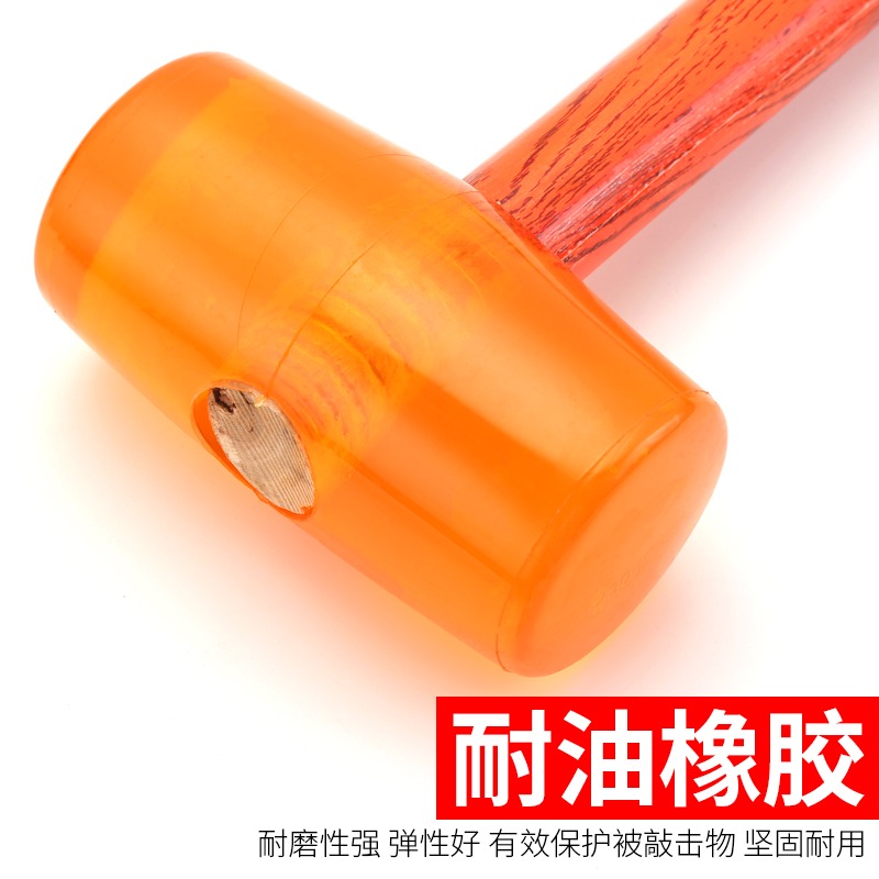 橡膠錘橡皮錘安裝錘膠錘皮敲打錘小錘子橡膠榔頭多功能大號錘頭-細節圖5