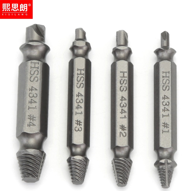 斷頭螺絲取出器取螺絲反絲反牙滑絲取絲器萬能工具斷絲取絲器雙頭-細節圖2