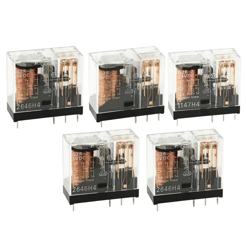 繼電器G2R-1A -1 -2 -E 5VDC 12VDC 24VDC 5腳6腳8腳DC 5V12V24V-細節圖3