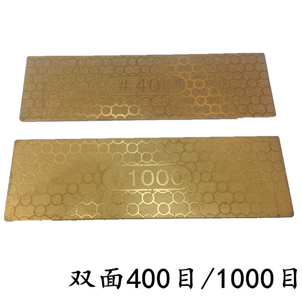 金剛石磨刀器雙面磨刀石磨石開刃 便攜式油石400目1000目下肉塊-細節圖2