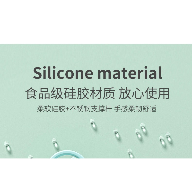 硅膠卡通攪拌棒粉色嬰兒奶粉攪拌棒奶粉調奶器可愛加長柄-細節圖10