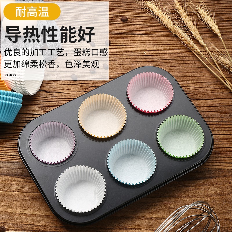 蛋糕模具6/12連馬芬紙杯烤盤烤箱家用烘焙工具不粘長方形烘培模具-細節圖3