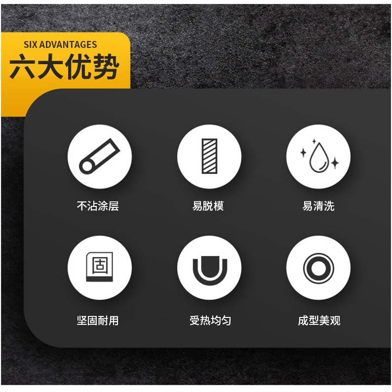 蛋糕模具6/12連馬芬紙杯烤盤烤箱家用烘焙工具不粘長方形烘培模具-細節圖7