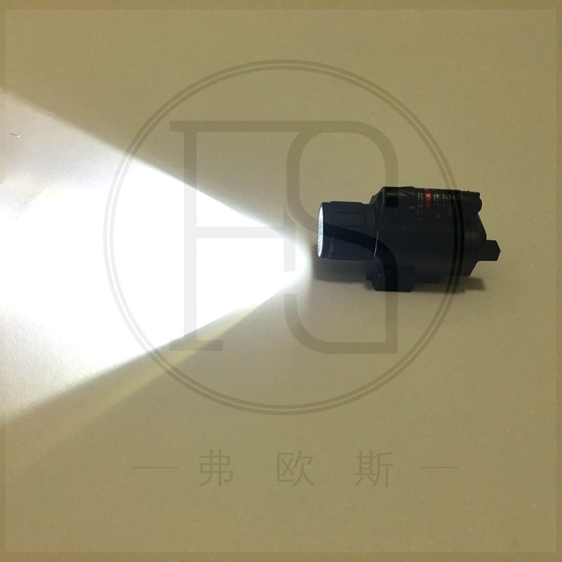 特價戰術手電M6多功能強光手電筒下掛紅/綠激光一體帶鼠尾抗震-細節圖5