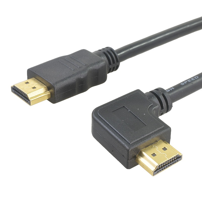 90度彎頭hdmi線2.0版直角高清線電腦接電視投影儀HDMIl連接線直角90度高清數據線左右上下側彎4K彎頭hdmi線-細節圖4
