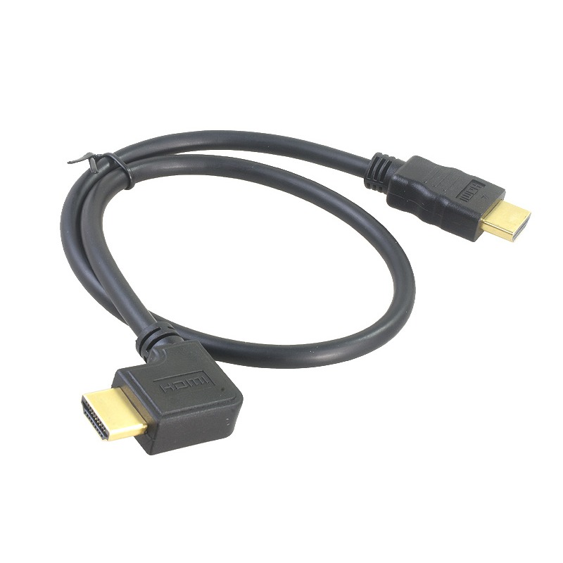 90度彎頭hdmi線2.0版直角高清線電腦接電視投影儀HDMIl連接線直角90度高清數據線左右上下側彎4K彎頭hdmi線-細節圖5