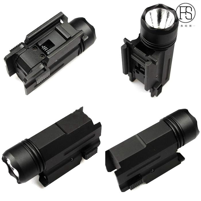 戰術手電+紅激光導軌20MM二合一 X100下掛手電 方形激光-細節圖4