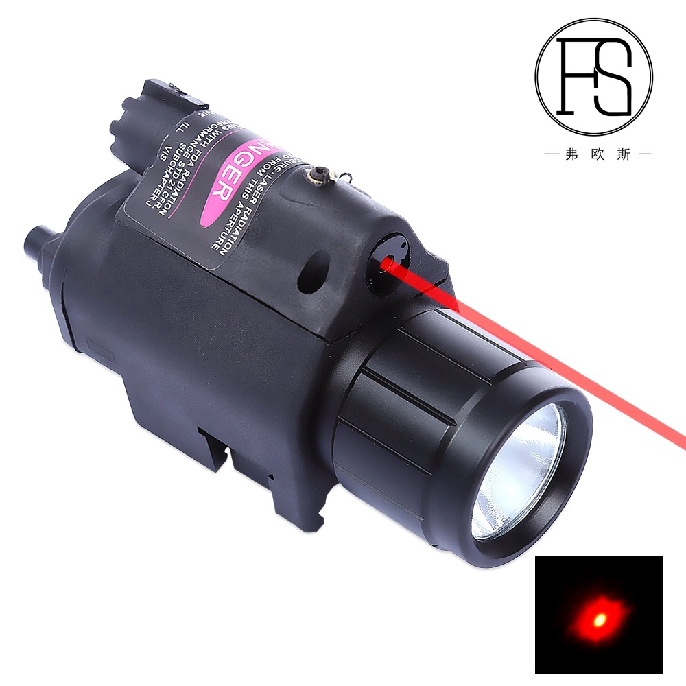 紅外線綠激光瞄準器上下左右可調Q5強光LED戰術手電筒激光一體瞄-細節圖5