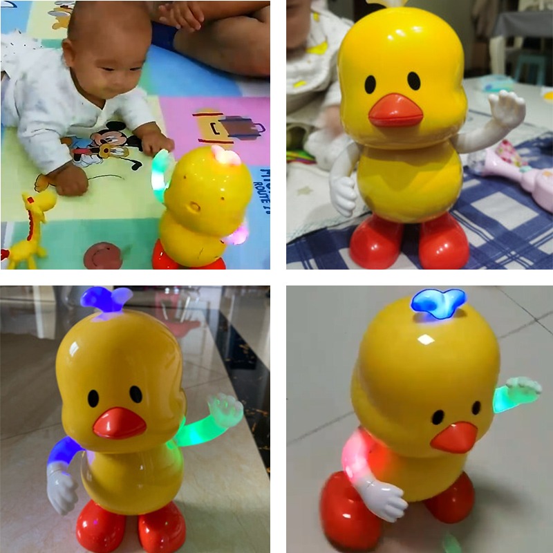 一歲嬰兒童寶寶玩具2-3歲小女孩發燈光電動9會跳舞音樂下蛋雞動物-細節圖4