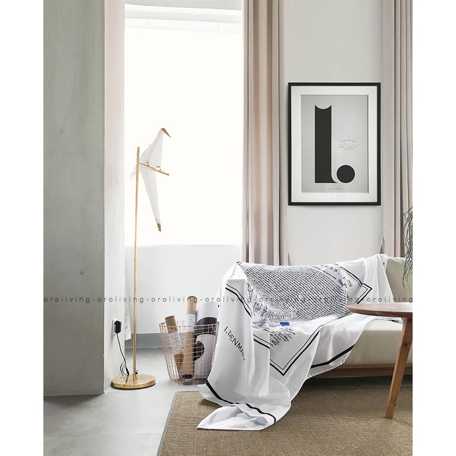 oroliving原創浴簾北歐加厚百搭防黴防水浴簾衛生間ins隔斷簾-細節圖10