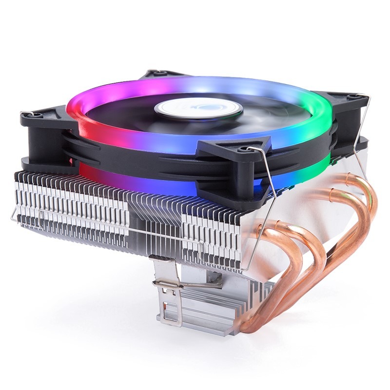 AMD臺式機電腦CPU風扇1150靜音AM4純銅下壓式CPU散熱器英特爾775-細節圖5
