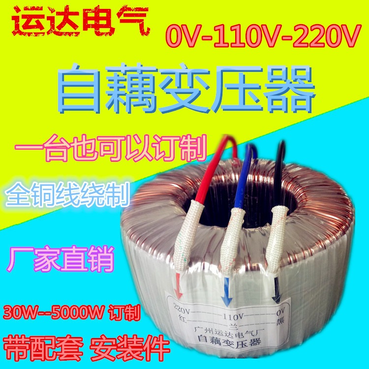 環形自耦變壓器0V110V220V轉380V440V200W300W400W500W110V轉220V-細節圖3