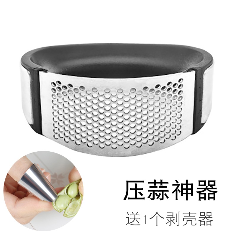 蒜捶?不銹鋼大蒜壓蒜泥器擠夾子手工壓算泥器攪蒜器手壓式-細節圖4