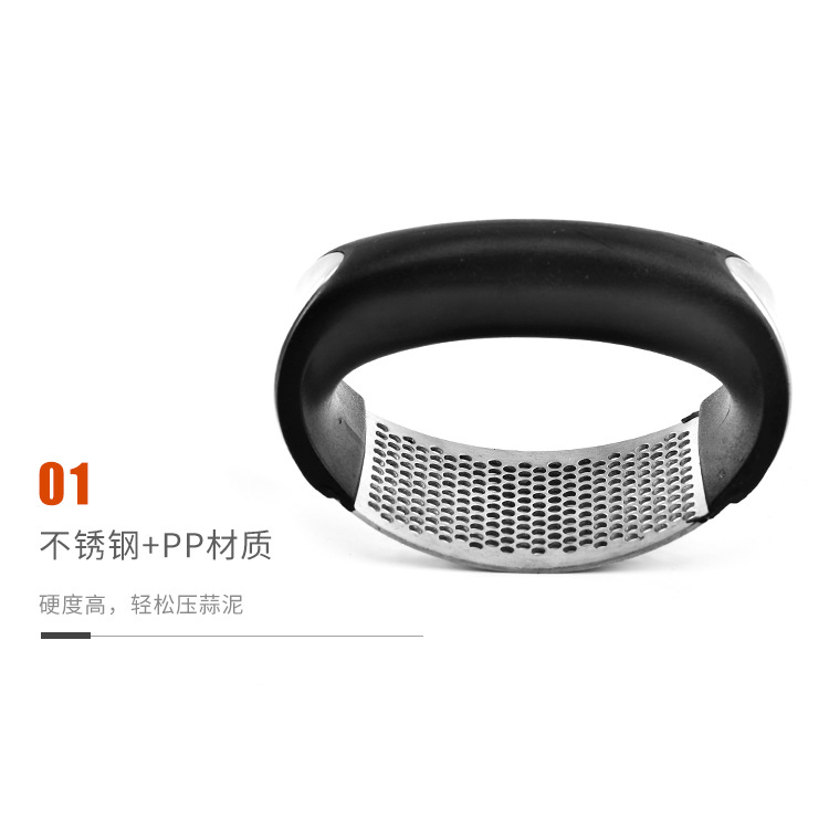 蒜捶?不銹鋼大蒜壓蒜泥器擠夾子手工壓算泥器攪蒜器手壓式-細節圖10