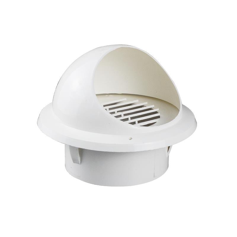 PVC風帽外墻出風口防雨帽防風罩油煙機通風口蓋透氣帽塑料排風口-細節圖5