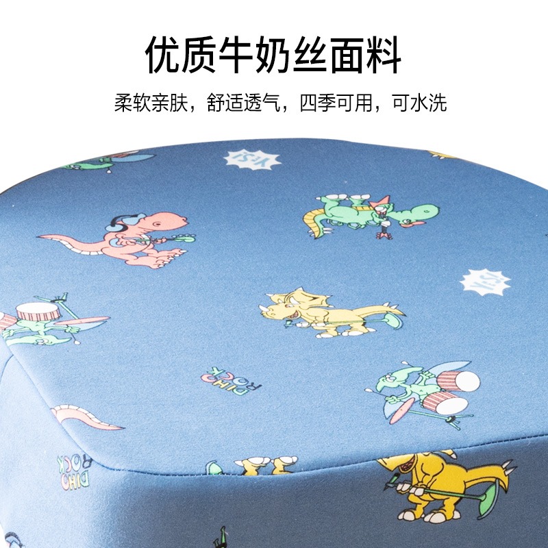 兒童增高坐墊餐椅加厚輕奢座椅墊寶寶客廳喫飯學習防滑坐墊屁墊子-細節圖4