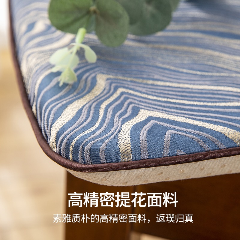 四季通用家用防滑餐椅坐墊簡約現代馬蹄形可拆洗加厚椅墊支持定做-細節圖5