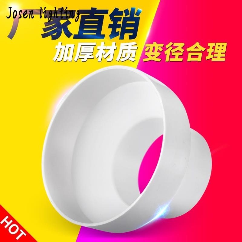 塑料變徑圈接頭100轉75mm加厚新款內外160轉150轉120管道油煙機。-細節圖2