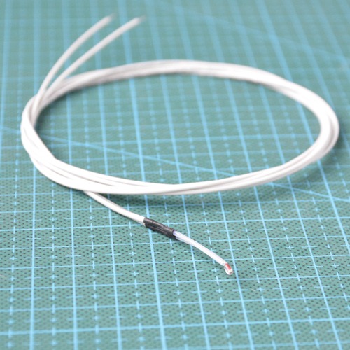 帶線單端玻封 熱敏電阻 100K 溫度傳感器 3D打印機 3950 1％ 1M-細節圖2