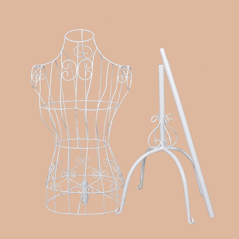 鐵架鐵絲人臺模特架包包展示女道衣服掛鐵藝服裝架裝架服裝店貨架-細節圖3