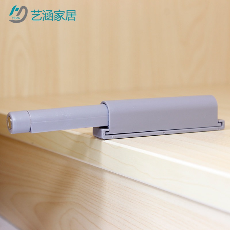 加粗櫃門反彈器阻尼按壓式隱形門鉸鏈磁碰免裝拉手自彈器合頁抽屜-細節圖3