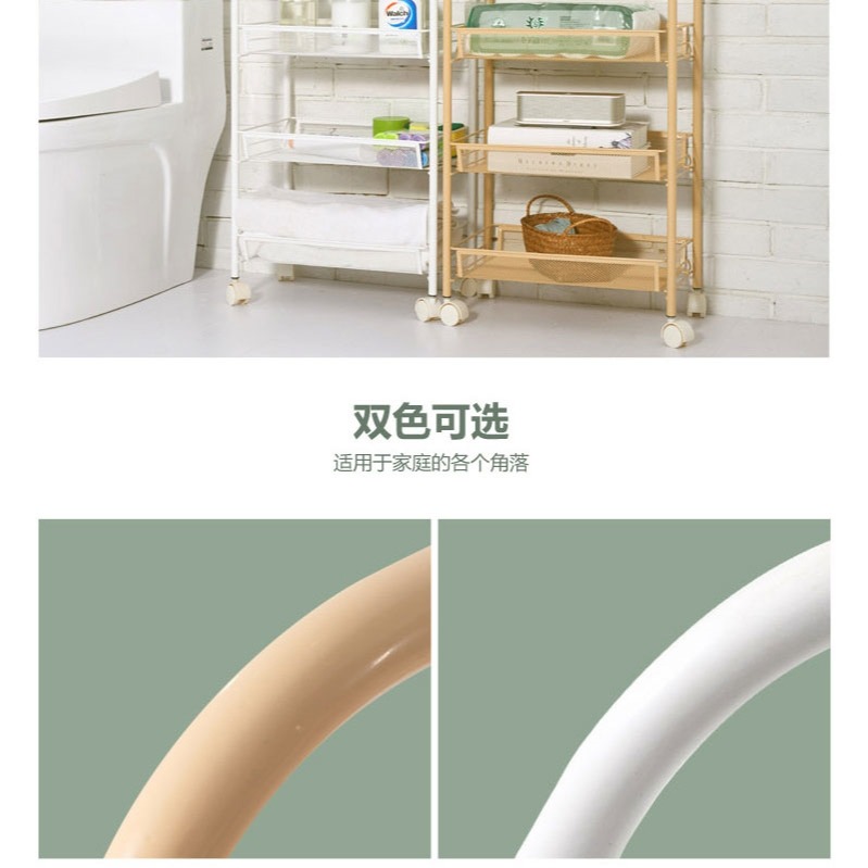 美容院手推車紋身工作臺小推車理發店置物架三層發廊工具車包郵-細節圖10