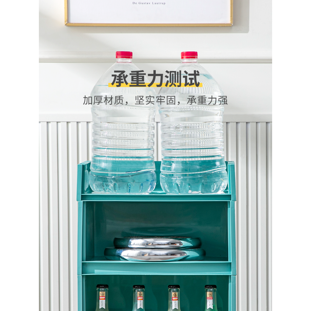 星優書本收納組合式塑料書櫃書籍桌面多層整理放書收納盒書箱書盒-細節圖4