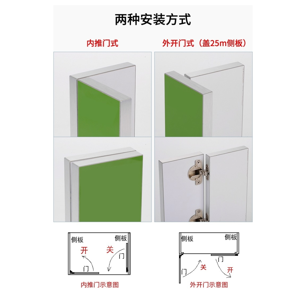 內開門鉸鏈超短臂暗藏鉸鏈全蓋側板25衣櫃內推門小鉸鏈合頁五金-細節圖7
