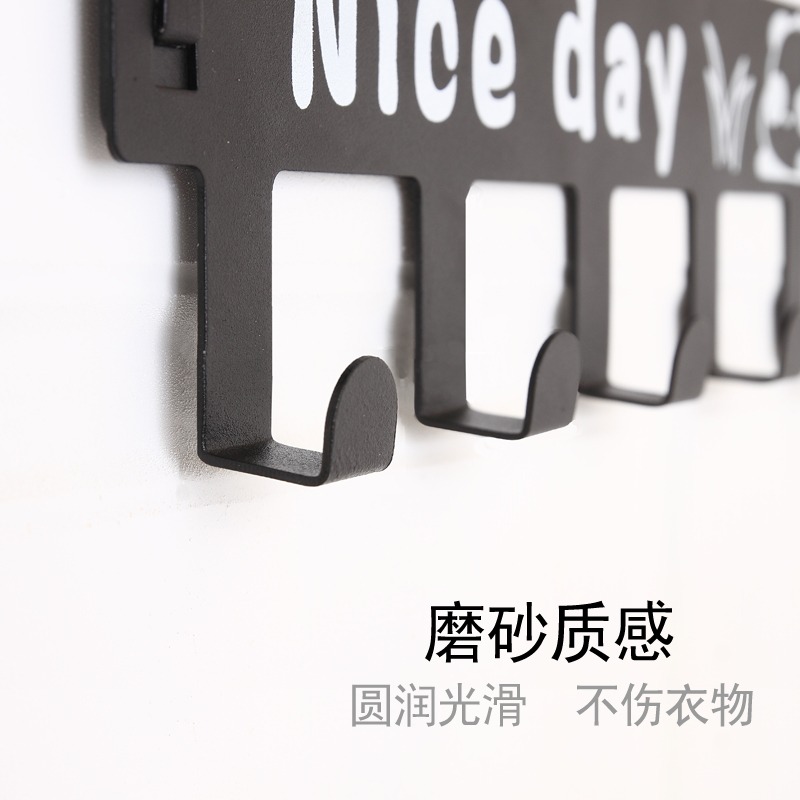 門後掛鉤置物架免打孔門上掛衣架門後掛衣架免釘門背式掛勾衣帽架-細節圖3