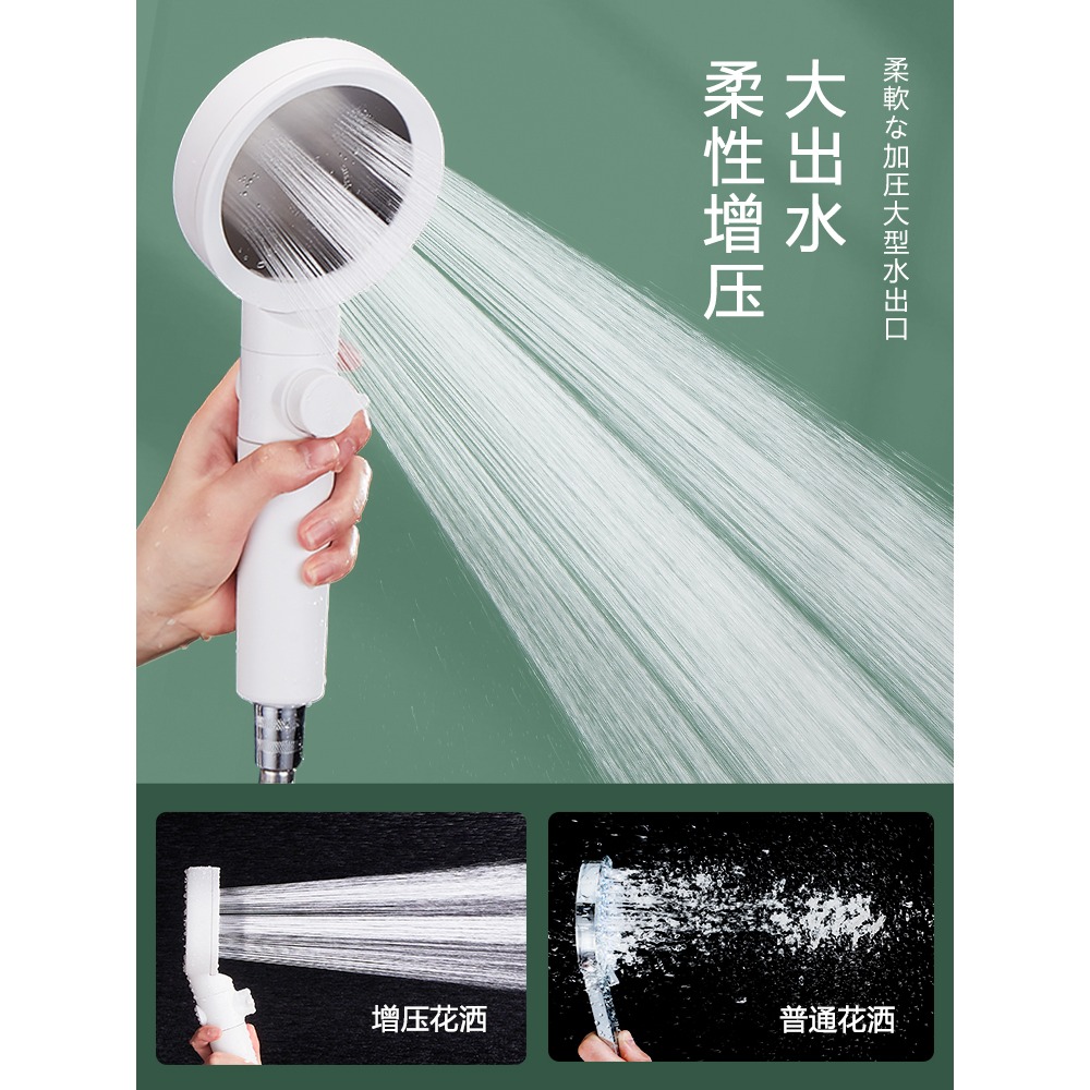 淋浴花灑噴頭增壓過濾凈水蓮蓬頭熱水器浴霸洗澡美膚加壓花曬套裝-細節圖3